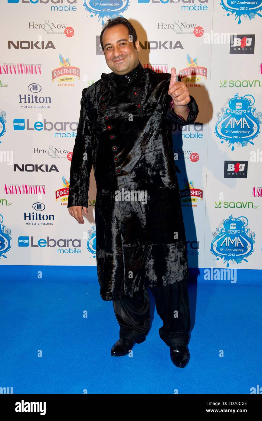 Rahat Fateh Ali Khan Attending The 2012 Asian Music Awards At Wembley Rahat Fateh Ali Khan Attending The 2012 Asian Music Awards At Wembley