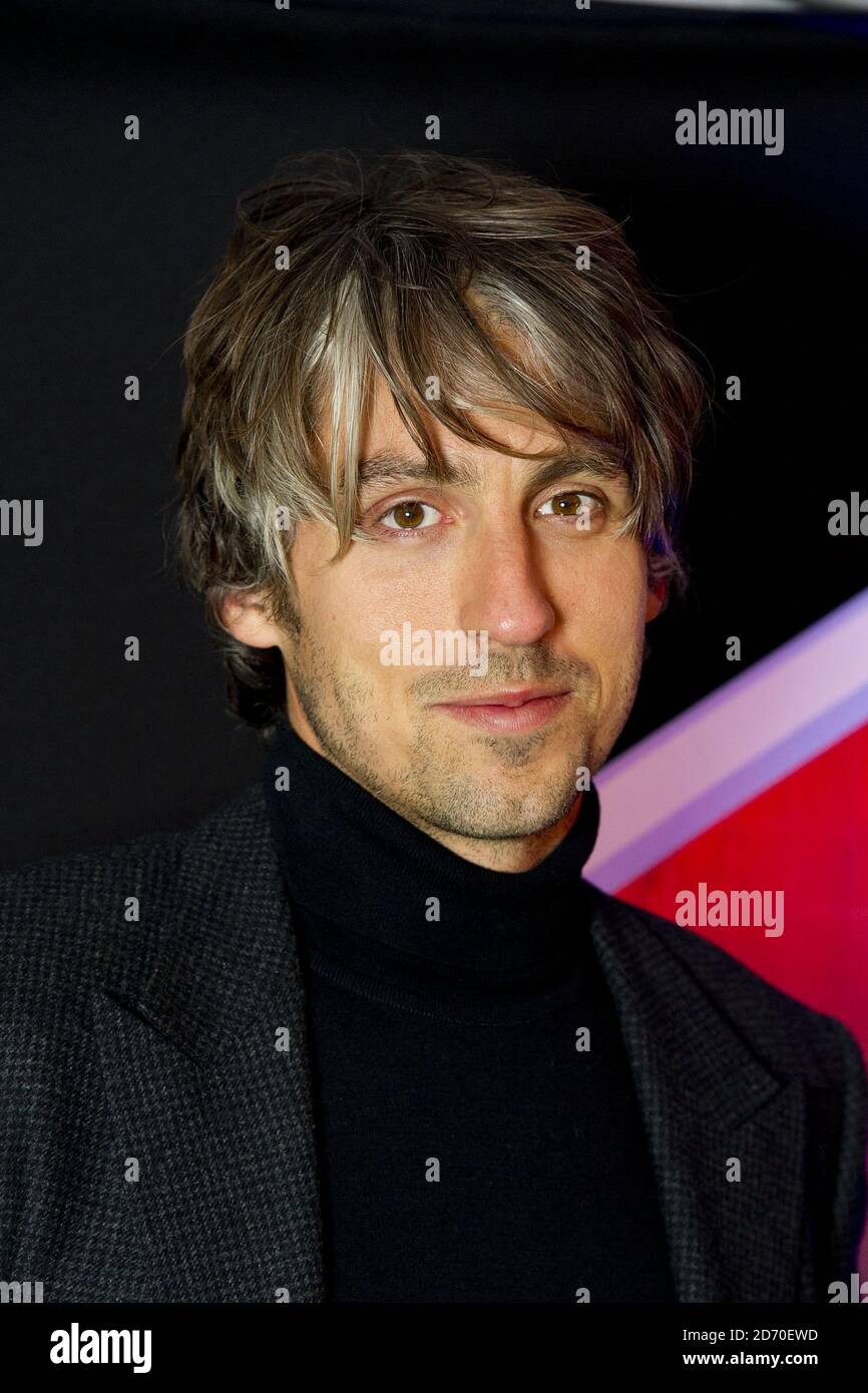 George Lamb attending the Lynx Space Academy launch party, at the Wimbledon Studios in south London, where Buzz Aldrin announced that the brand is sending someone from the UK into space. Stock Photo