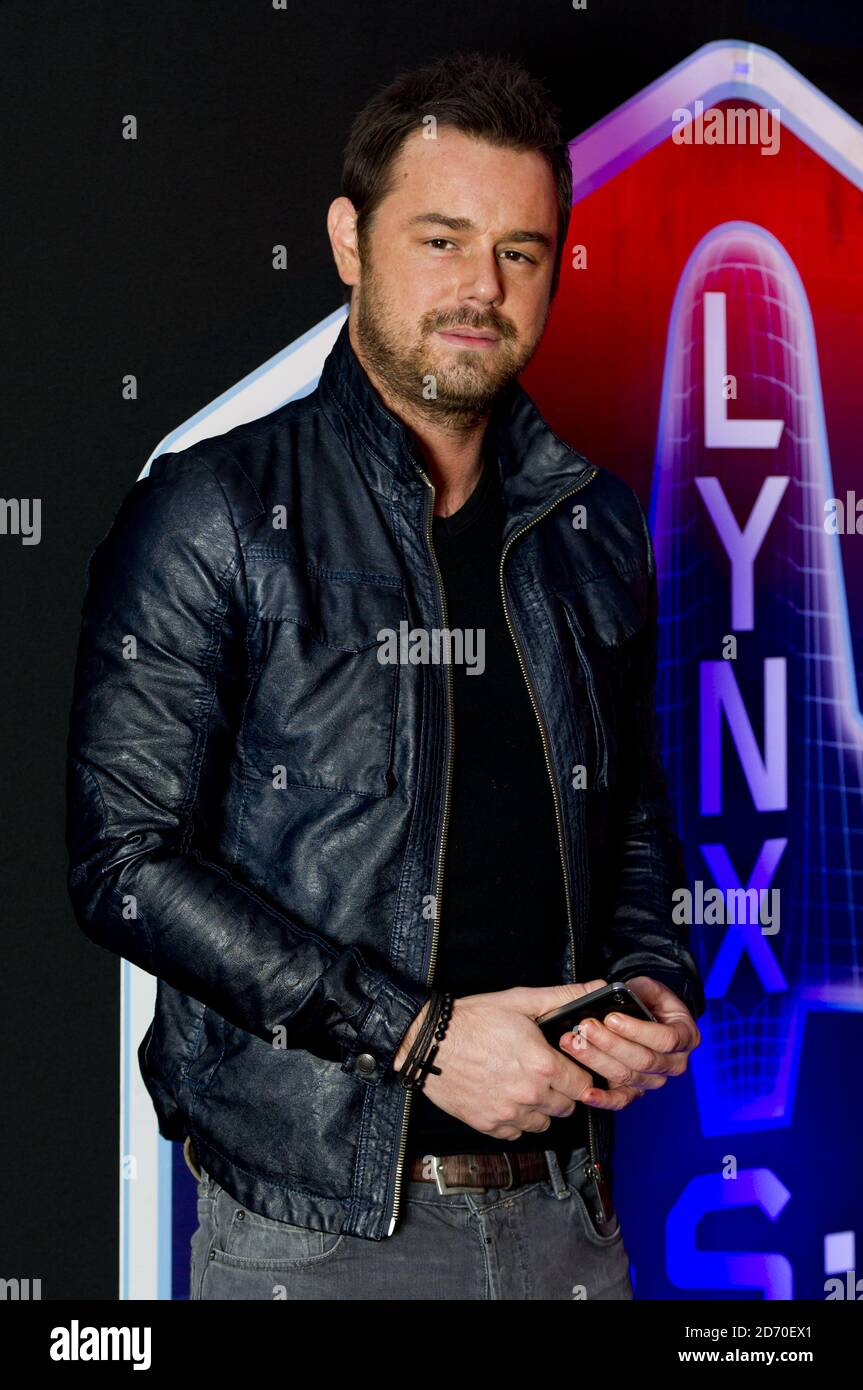 Danny Dyer attending the Lynx Space Academy launch party, at the Wimbledon Studios in south London, where Buzz Aldrin announced that the brand is sending someone from the UK into space. Stock Photo