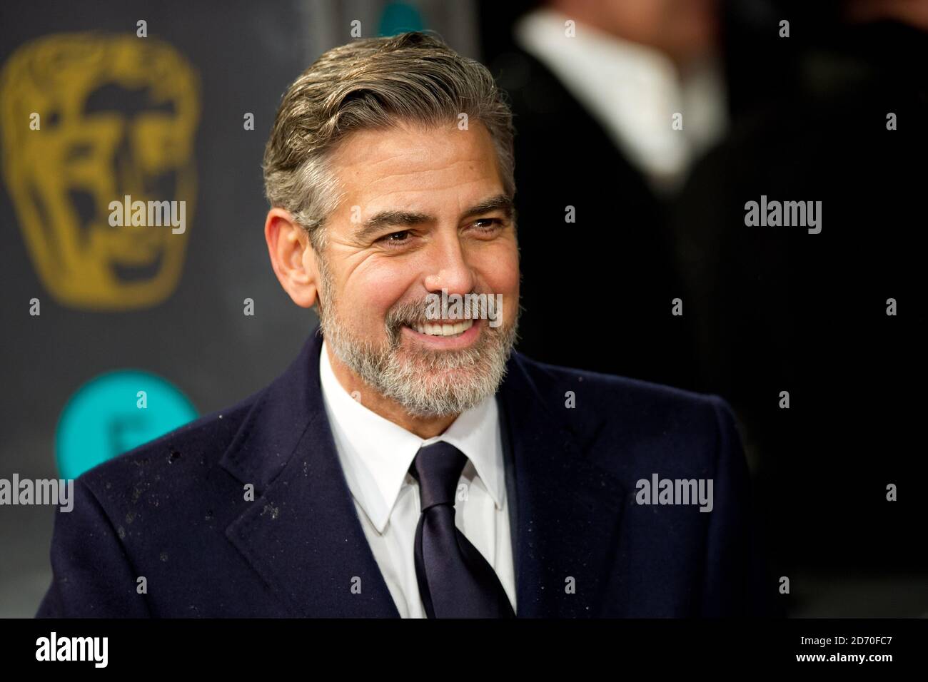 George Clooney attending the Bafta Awards, at the Royal Opera House in central London. Stock Photo