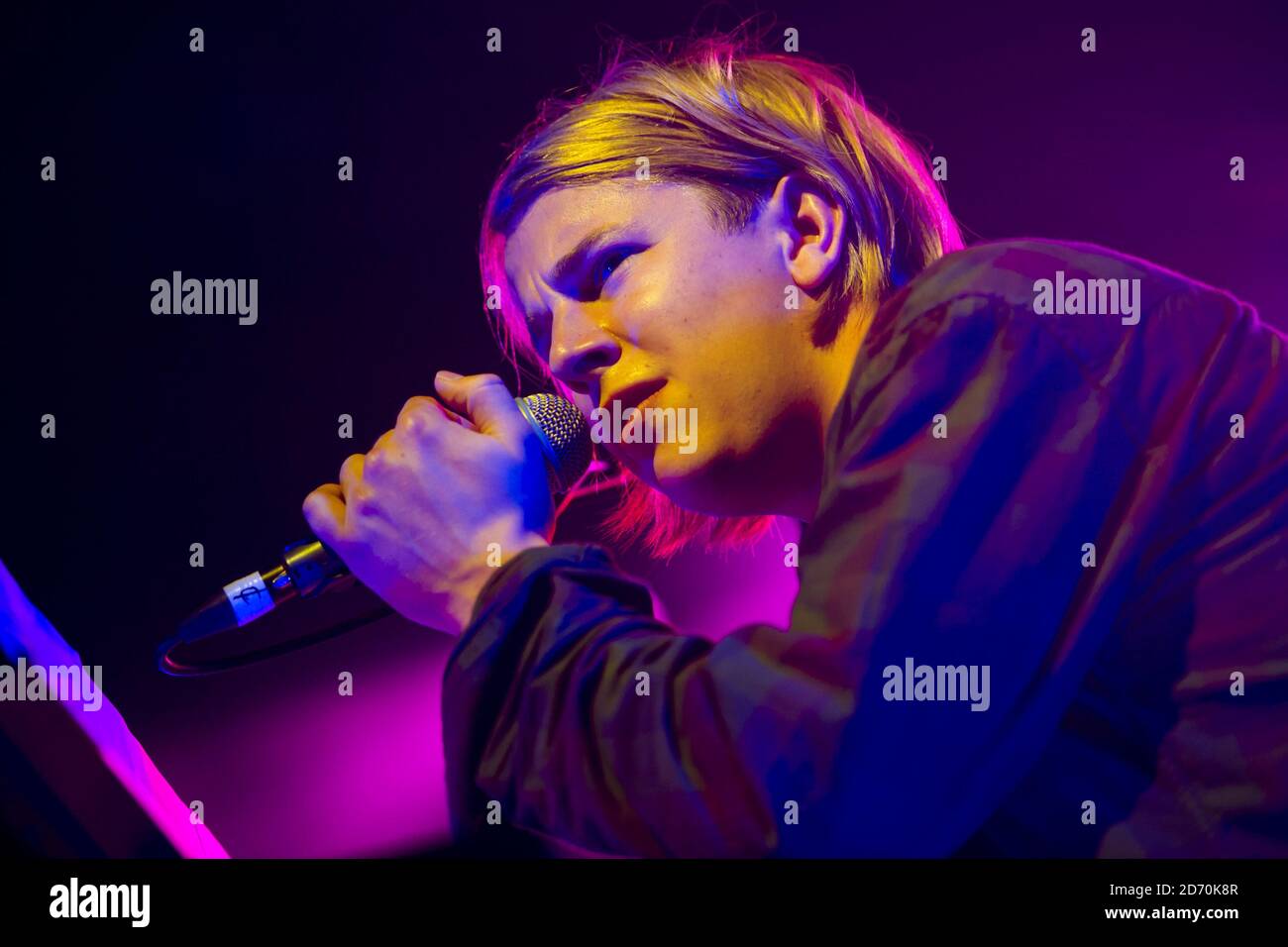 Tom Odell performing at the Electric Ballroom in Camden, London Stock