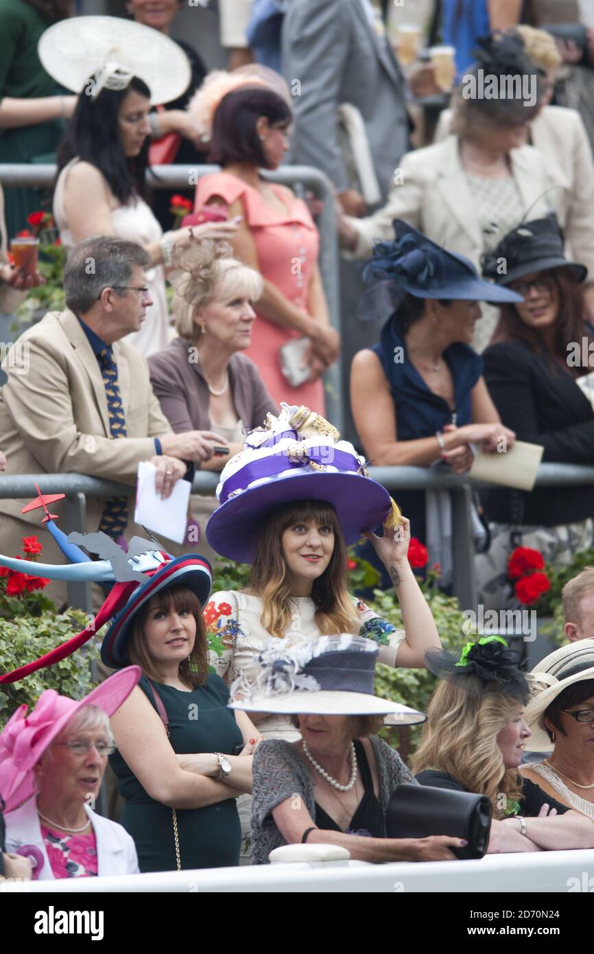 Atmosphere during Ladies day at The Royal Ascot Meeting 2013, at Ascot ...
