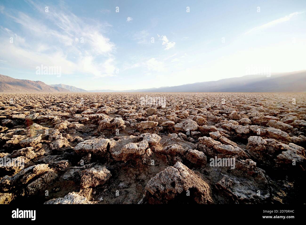 Devils Golf Course in the Death Valley, California, United States of ...