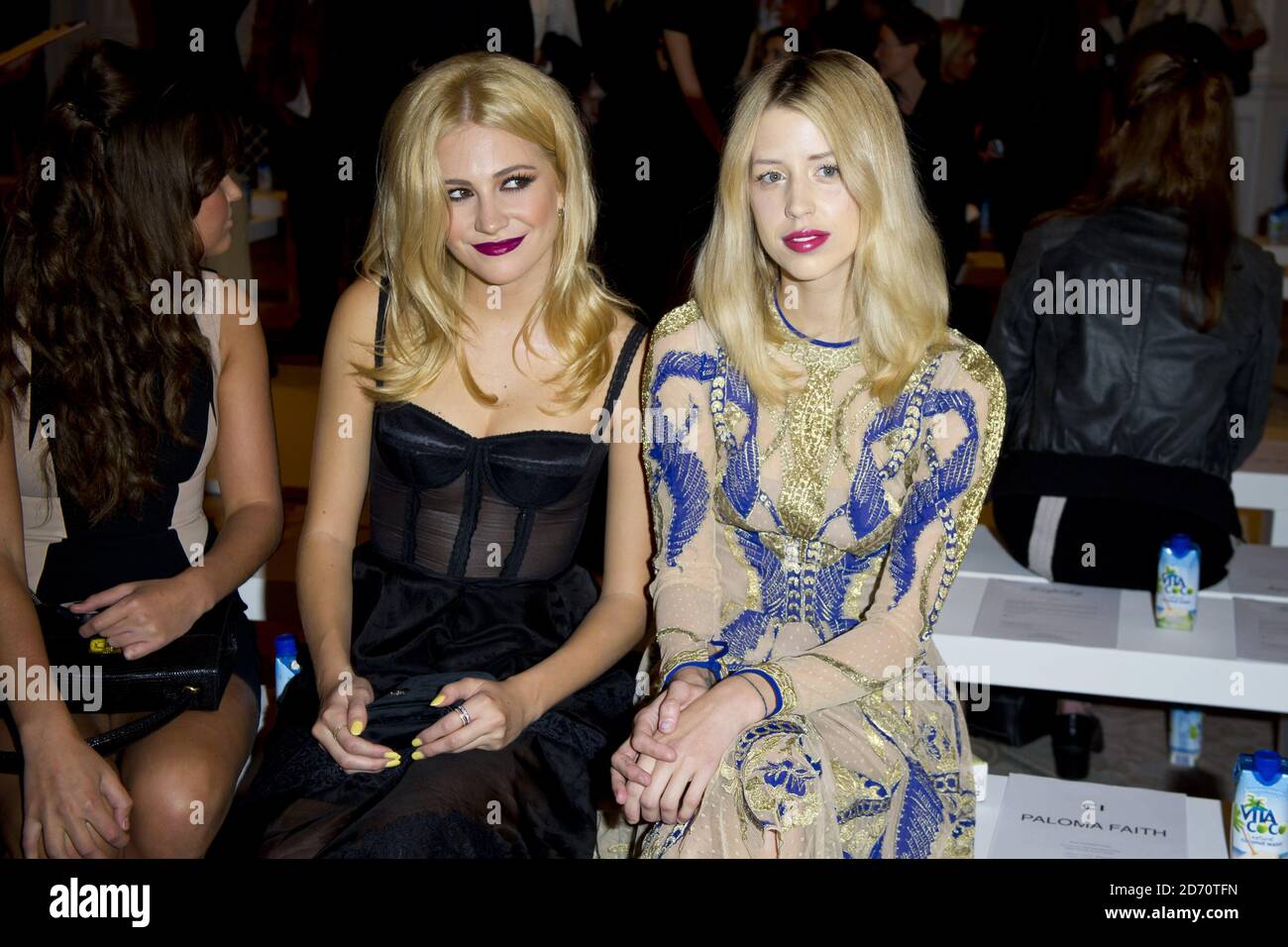 Peaches Geldof with friends at the start of London Fashion Week London,  England - 14.09.08 Stock Photo - Alamy