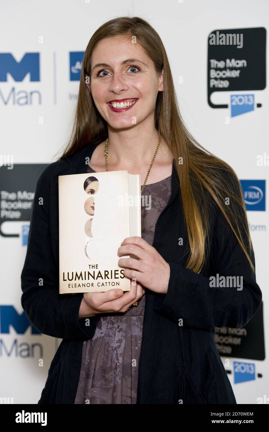 Eleanor Catton pictured at a photocall of shortlisted authors, for the ...