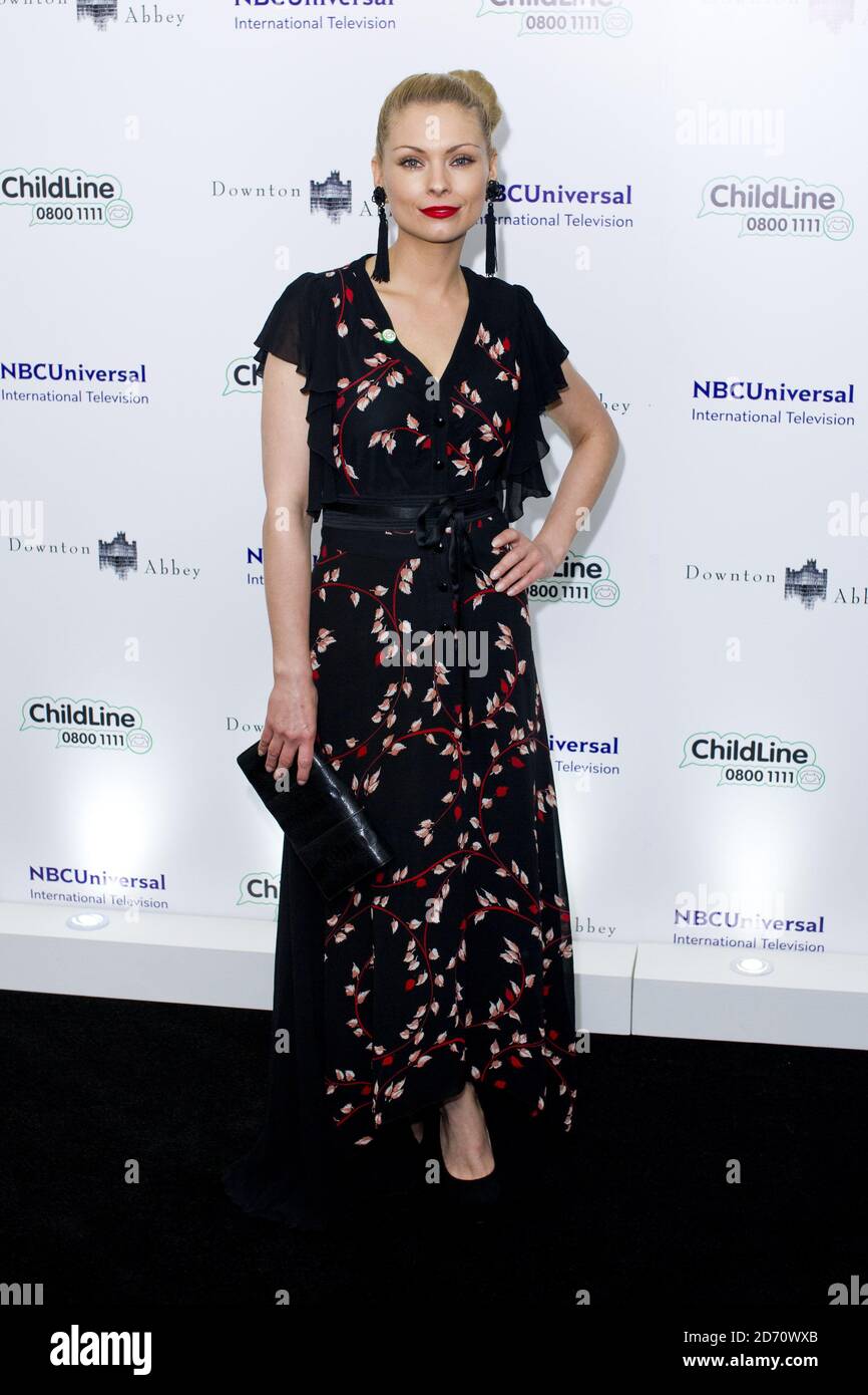 Myanna Buring attending the Downton Abbey Childline Ball, held at the Savoy Hotel in central London. Stock Photo
