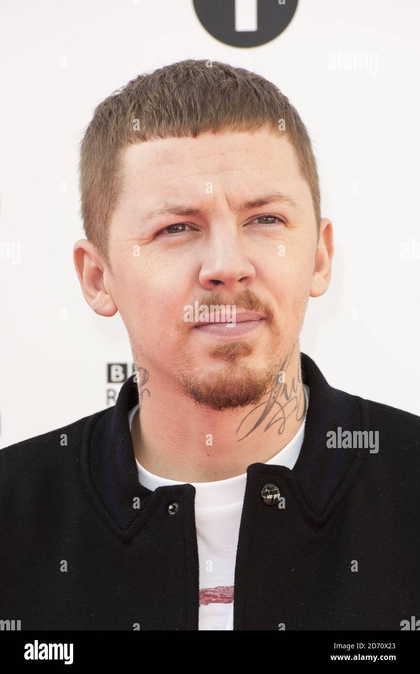 Professor Green attending the Radio 1 Teen Awards, at Wembley Arena in
