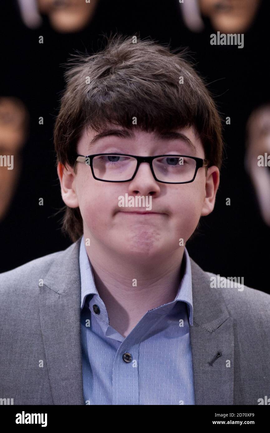 Jack Carroll arrives at the British Academy Children's Awards, at the Hilton Hotel in park Lane, London. Stock Photo