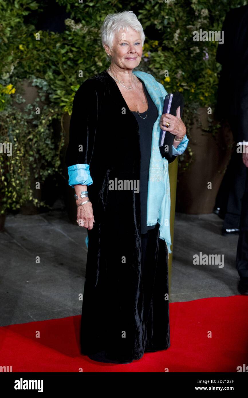 Dame Judi Dench arriving at the EE British Academy Film Awards After Party, held at the Grosvenor Hotel in centralLondon Stock Photo