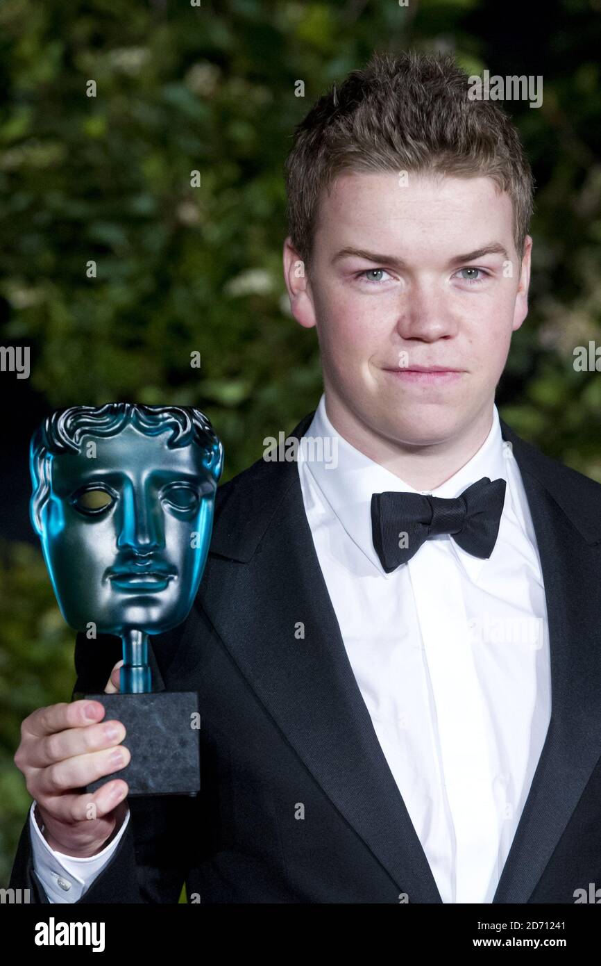 Will Poulter arriving at The EE British Academy Film Awards 2014, at the Royal Opera House, Bow Street, London. Stock Photo