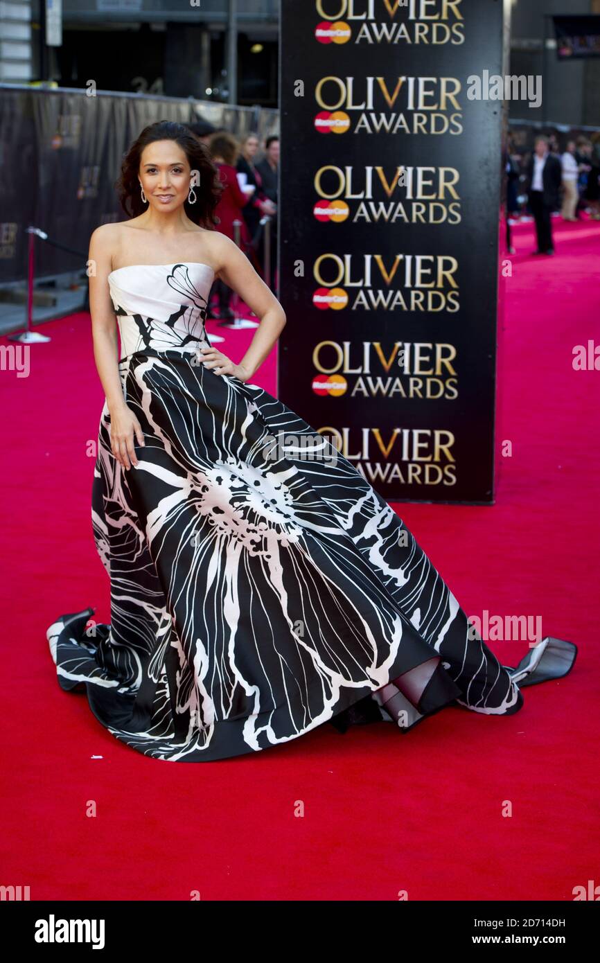 Myleene Klass attending the Olivier Awards, held at the Royal Opera