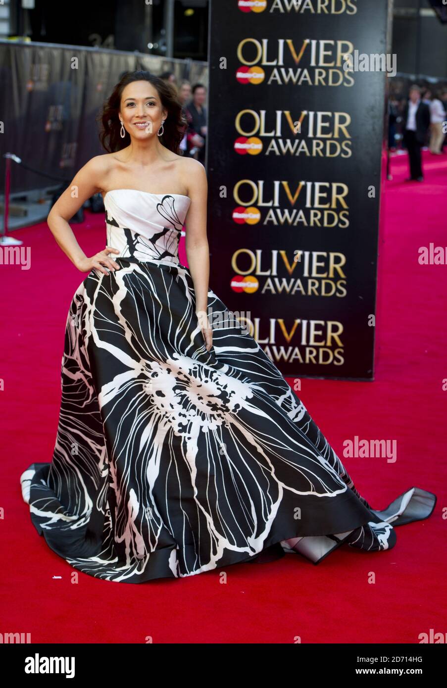 Myleene Klass attending the Olivier Awards, held at the Royal Opera