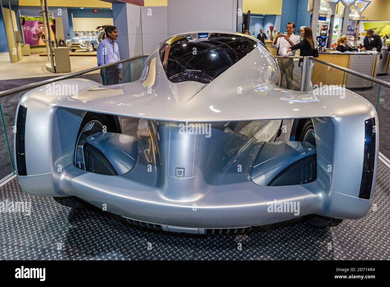 Florida,Miami Beach Convention Center,centre International Auto Show,annual event GM concept car vehicle future futuristic, Stock Photo