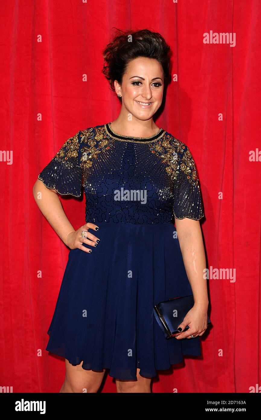 Natalie Cassidy arriving for the 2014 British Soap Awards at The