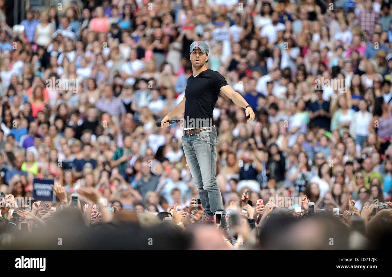 Enrique iglesias performs capital fms summertime ball wembley stadium