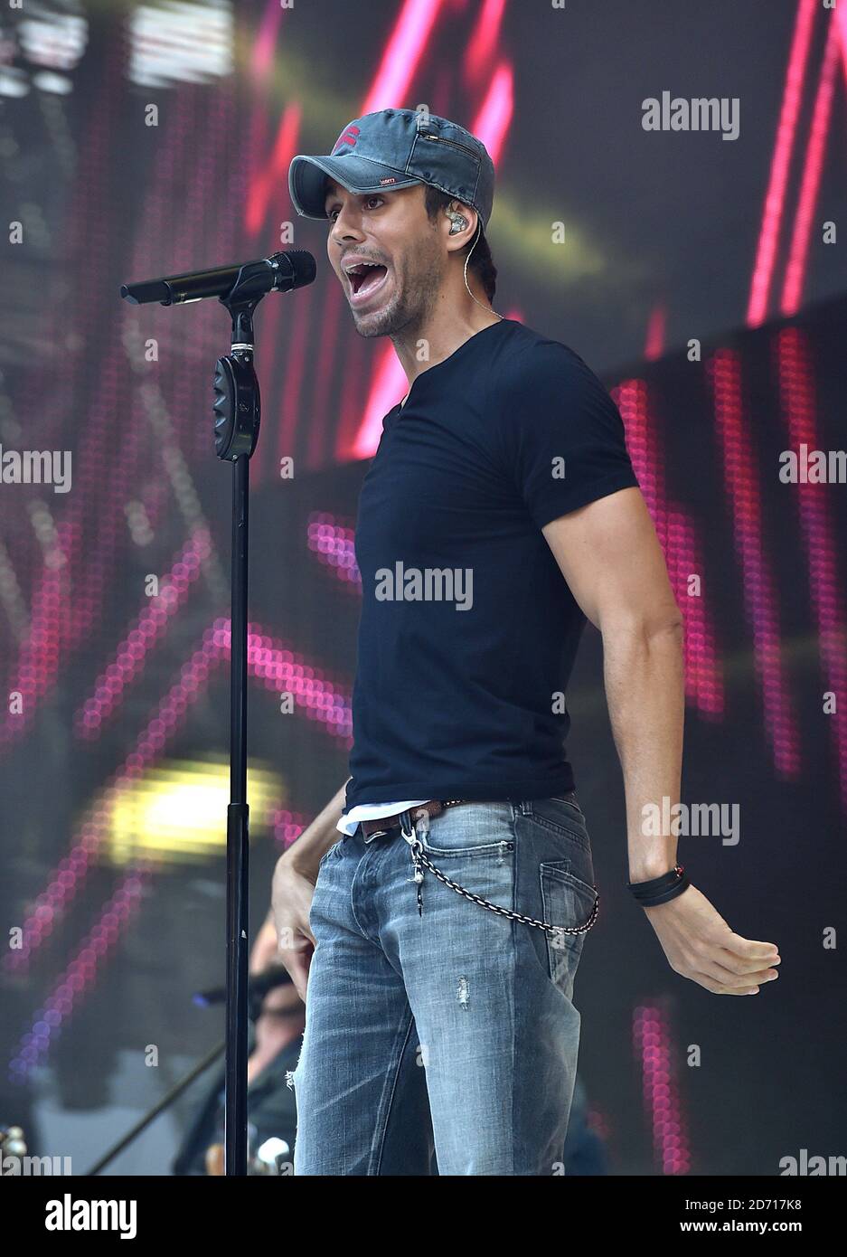 Enrique Iglesias performs during Capital FM's Summertime Ball at