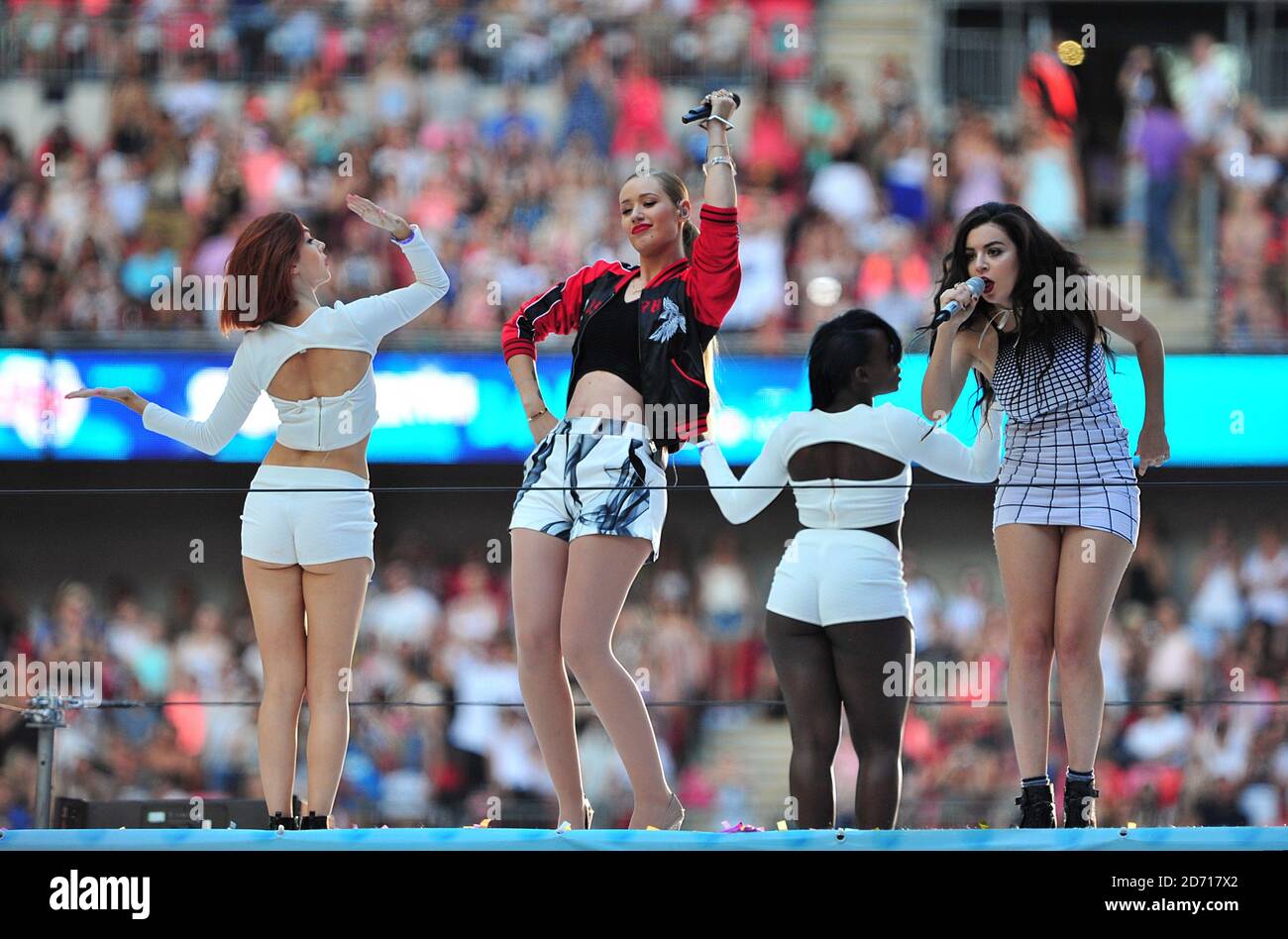 Iggy Azalea and Charli XCX perform during Capital FM's Summertime Ball