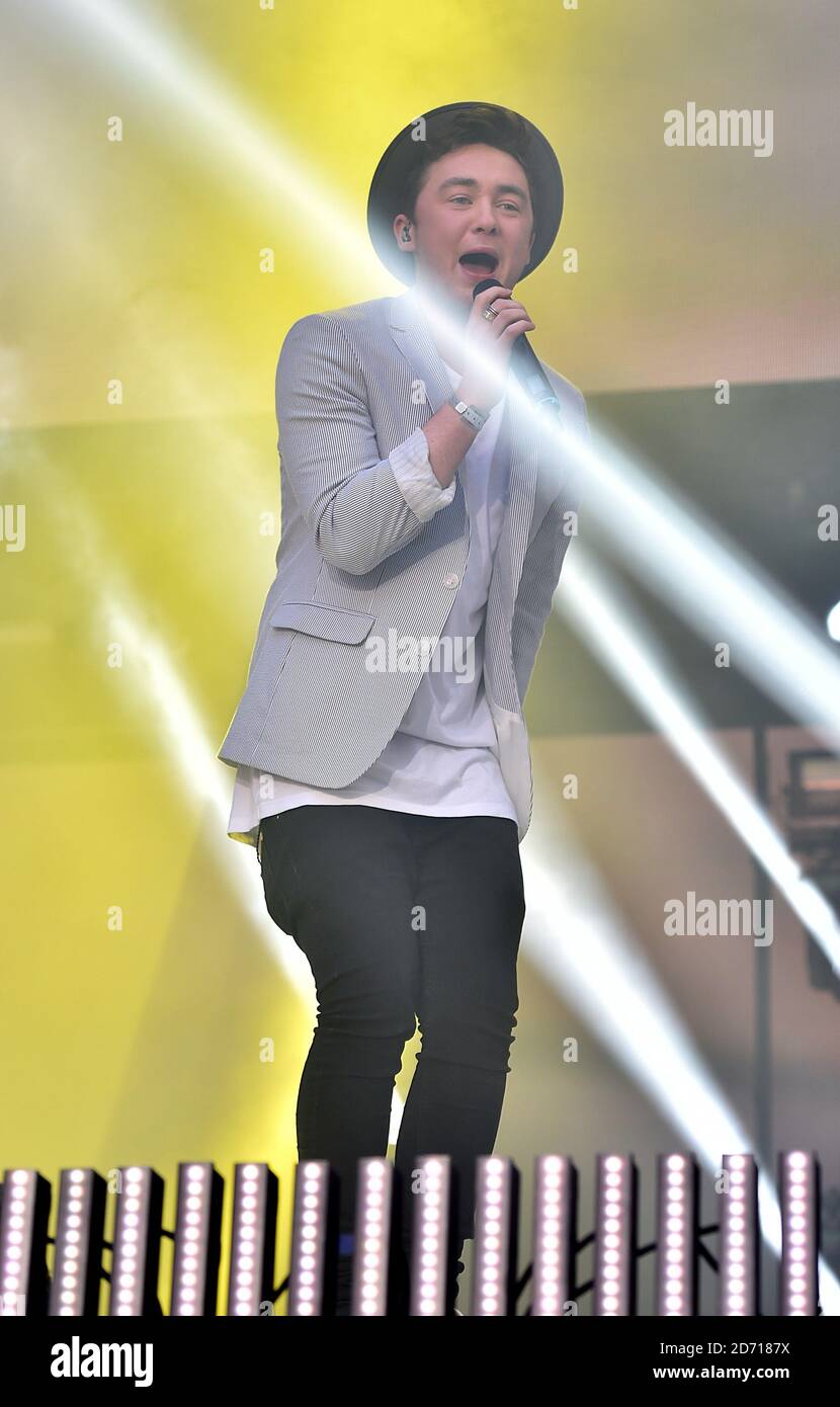 Jake Roche of Rixton performs during Capital FM's Summertime Ball at ...