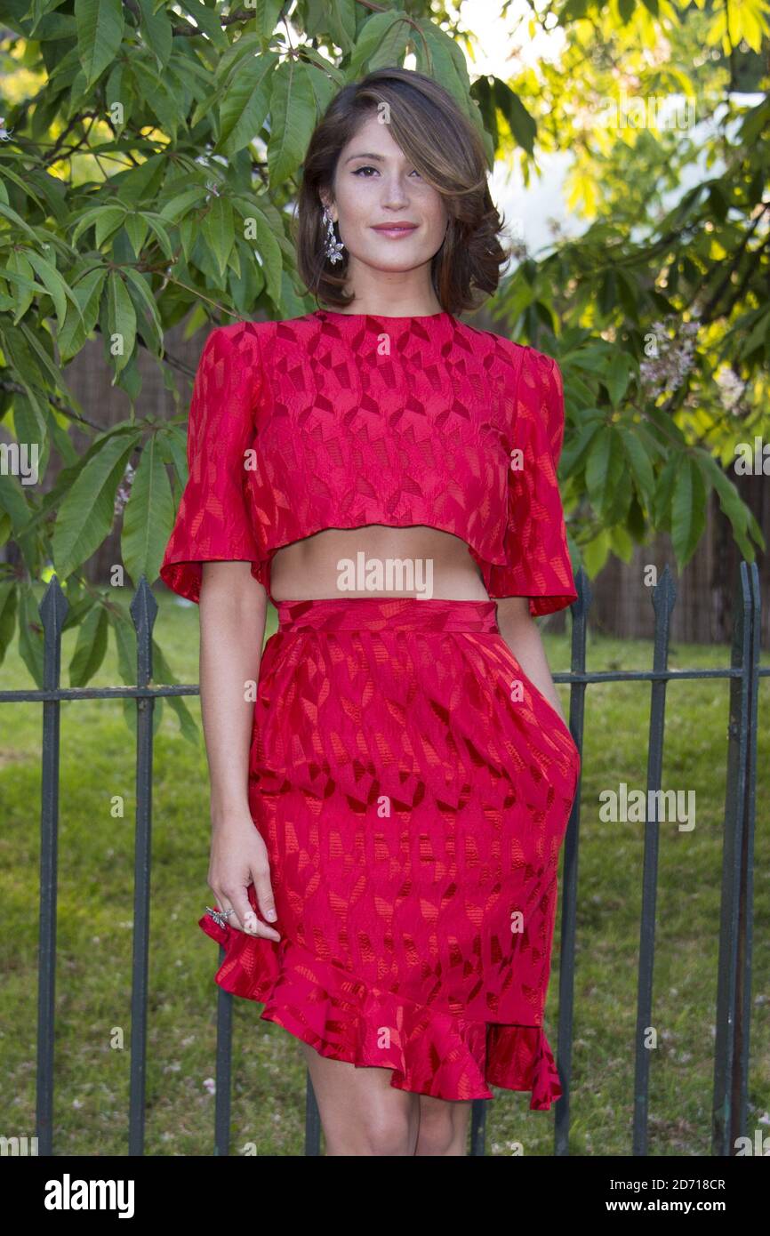Gemma Arterton arriving at the Serpentine Gallery summer party, in Hyde