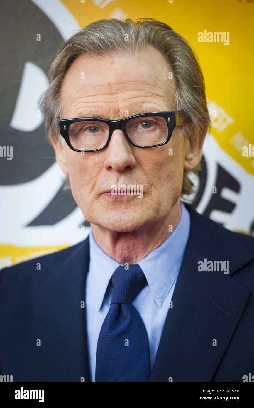 Bill Nighy attending the premiere of Pride, at the odeon cinema in Camden, London Stock Photo