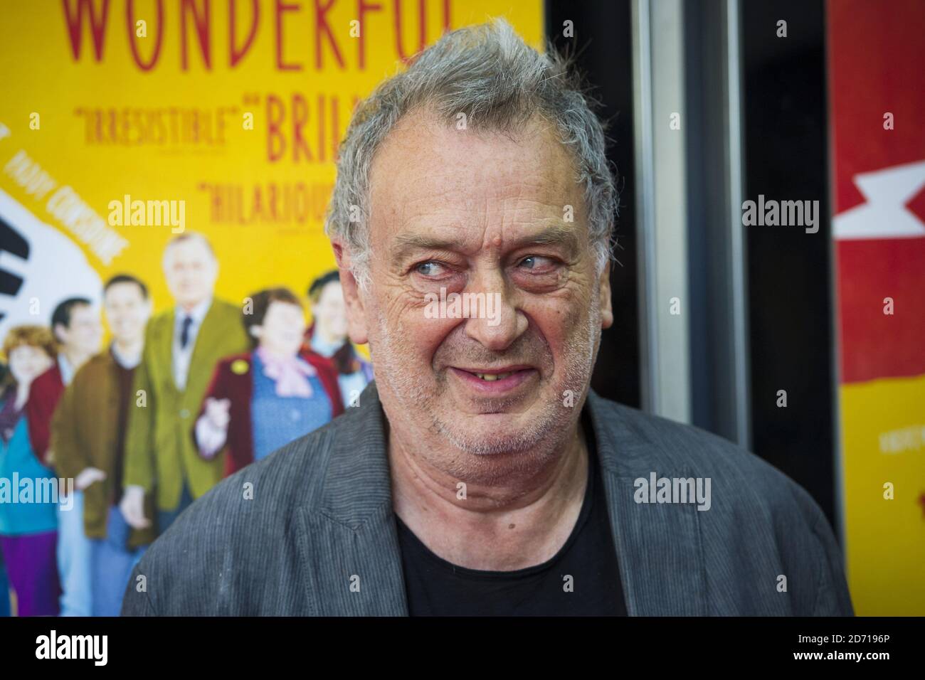 Stephen Frears attending the premiere of Pride, at the odeon cinema in