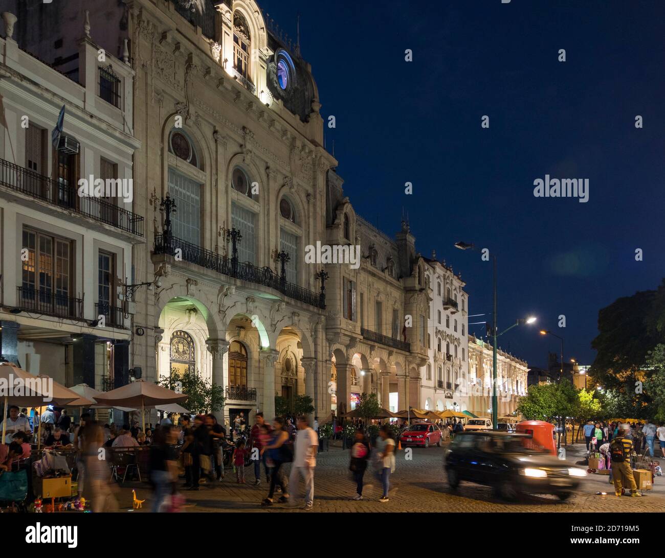 Centro Cultural America.  Town Salta in the north of Argentina located in the foothills of the Andes. "Salta La Linda" is considered as one of the mos Stock Photo