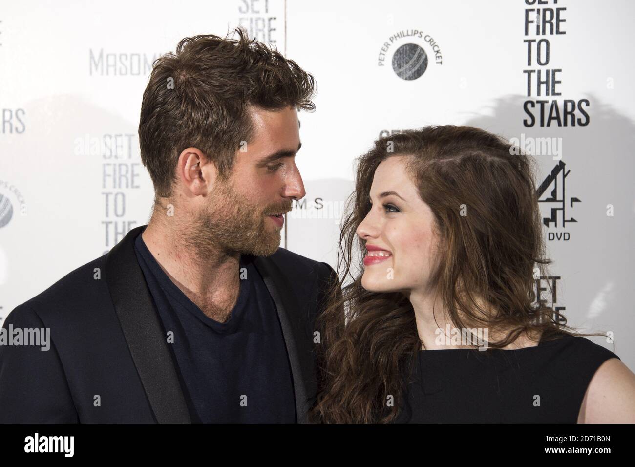 Oliver Jackson Cohen And Jessica De Gouw Attending The Premiere Of Set Fire To The Stars At The Ham Yard Hotel In Central London Stock Photo Alamy