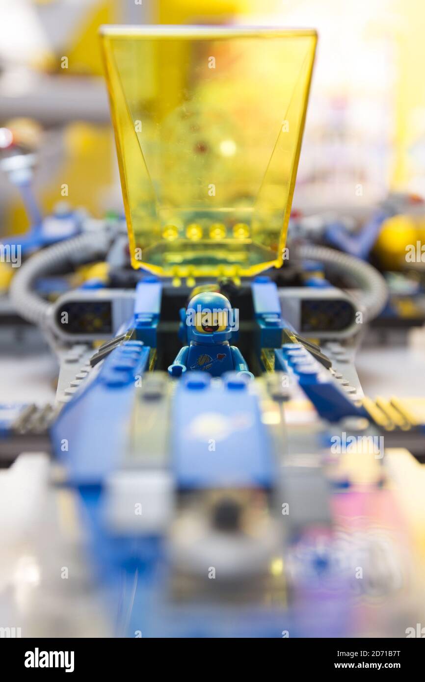 A Lego Benny's Spaceship on display at Dream Toys 2014 in Marylebone London Stock Photo - Alamy A Lego Benny's Spaceship on display at Dream Toys 2014 in Marylebone London Stock Photo - Alamy
