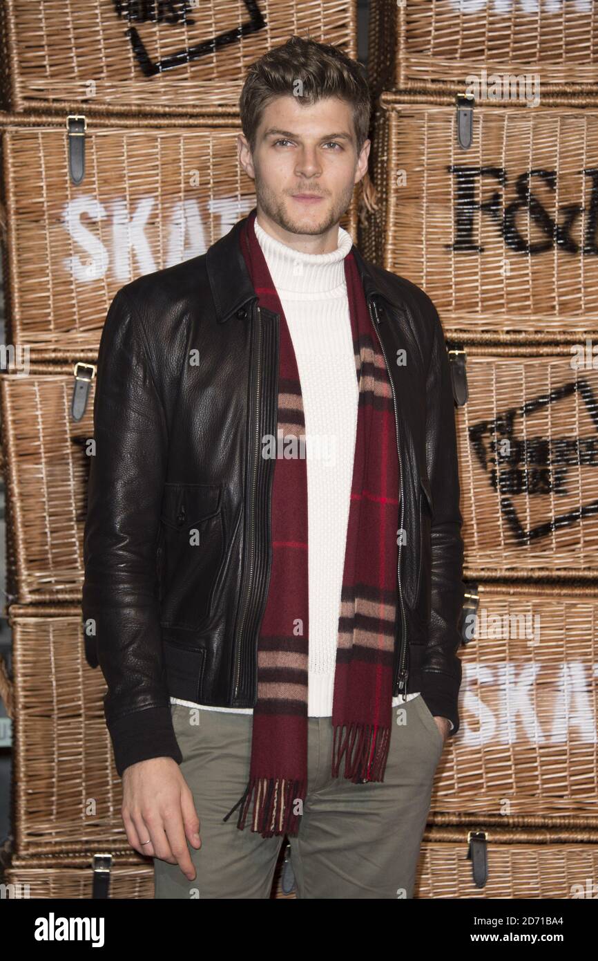 Jim Chapman attending the Somerset House Skate launch with Fortnum and Mason, in London. Stock Photo