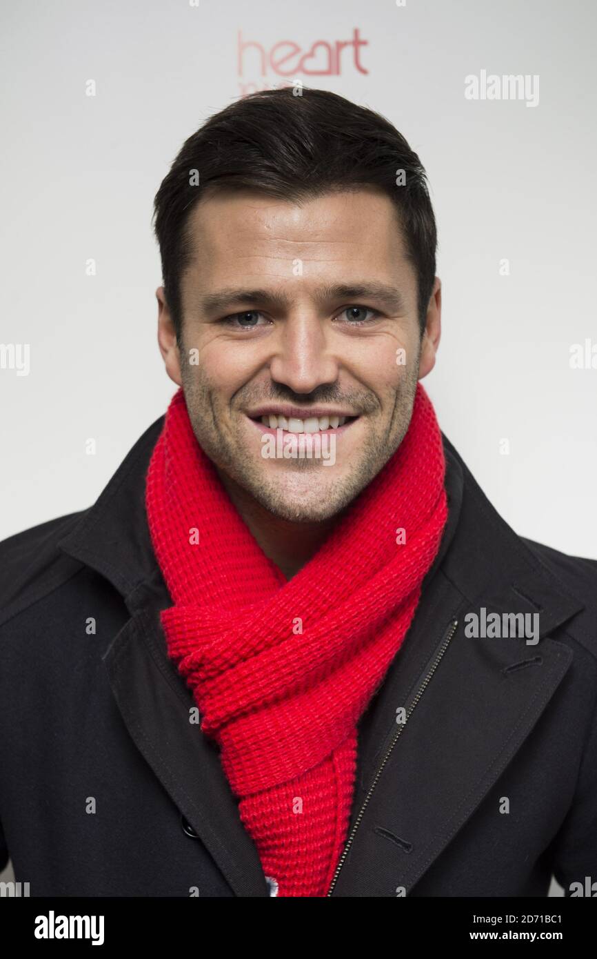 Mark Wright pictured backstage at the switching on of the Regent Street