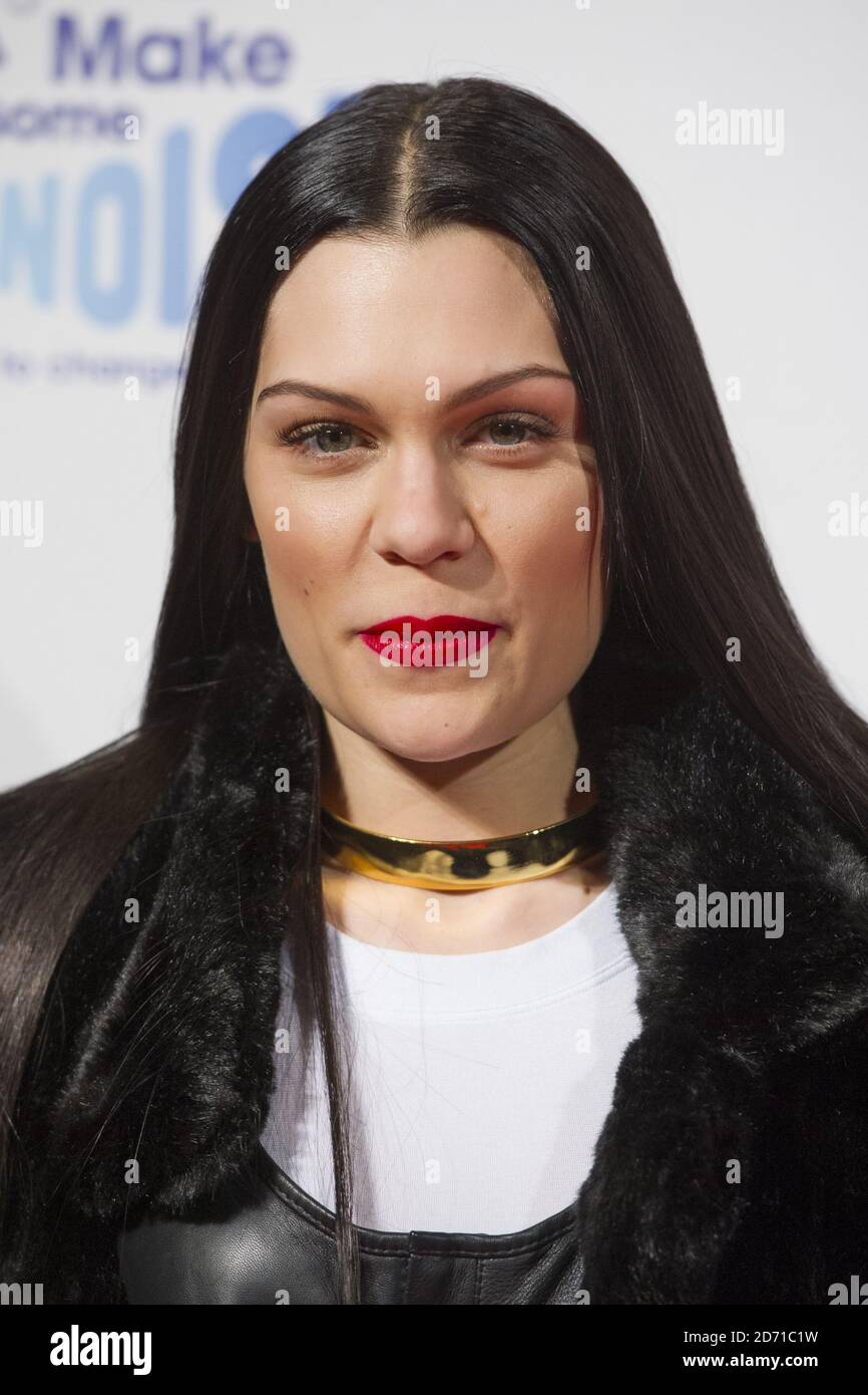 Jessie J pictured backstage at the Capital FM Jingle Bell Ball, at the