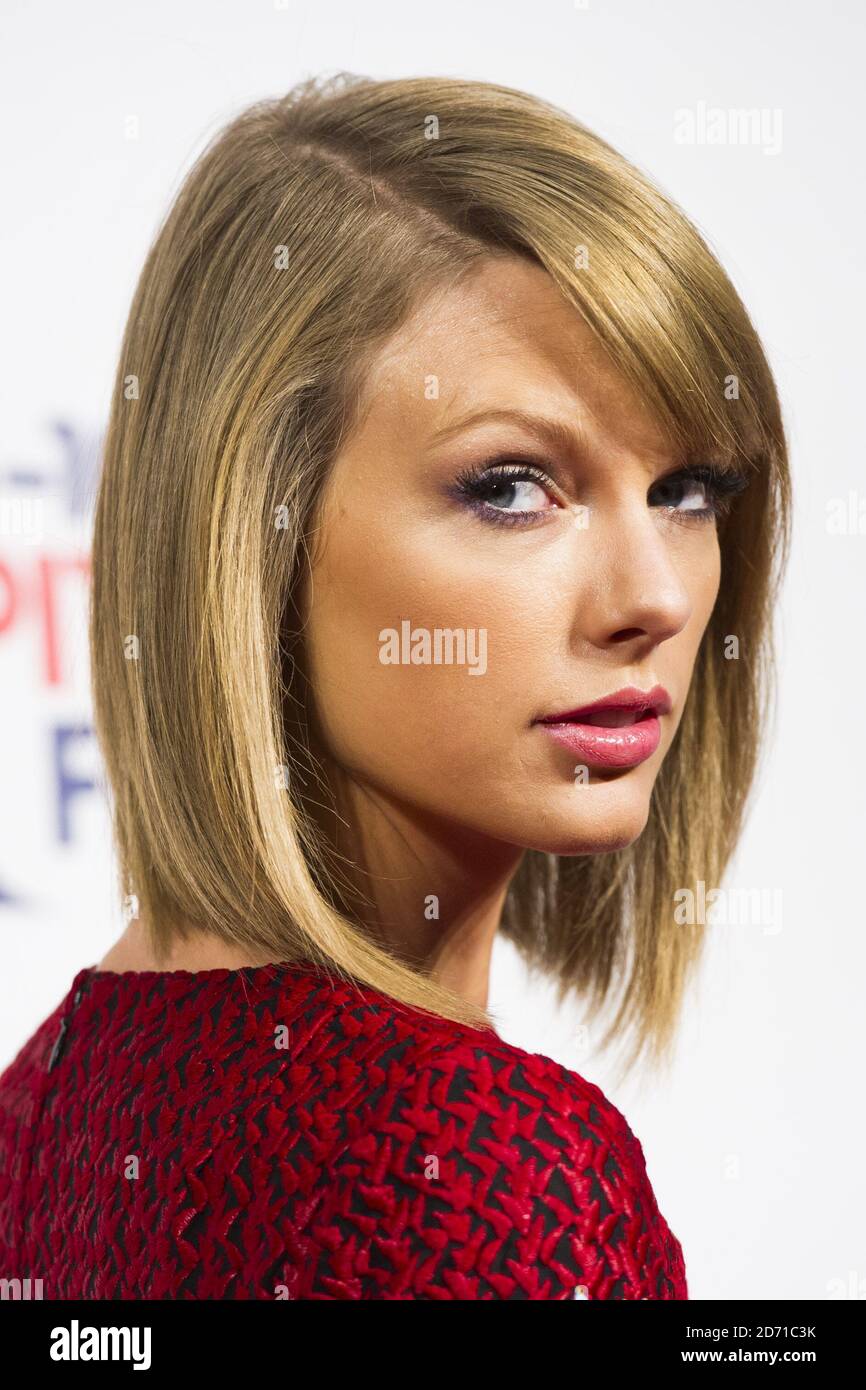 Taylor Swift pictured backstage at the Capital FM Jingle Bell Ball, at