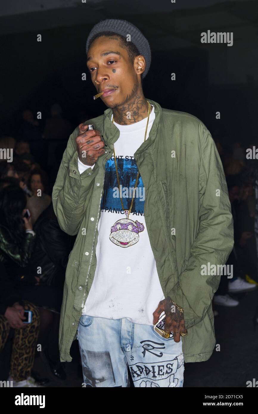 Wiz Khalifa Attending The Ktz Fashion Show Held At The Old Sorting Office As Part Of London Collections Men 15 Stock Photo Alamy