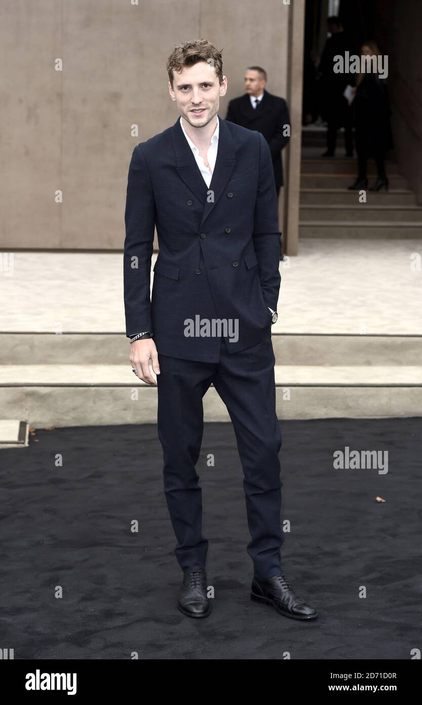 George Barnett arriving at the Burberry fashion show, held in Hyde Park as  part as part of London Collections Men 2015 Stock Photo - Alamy