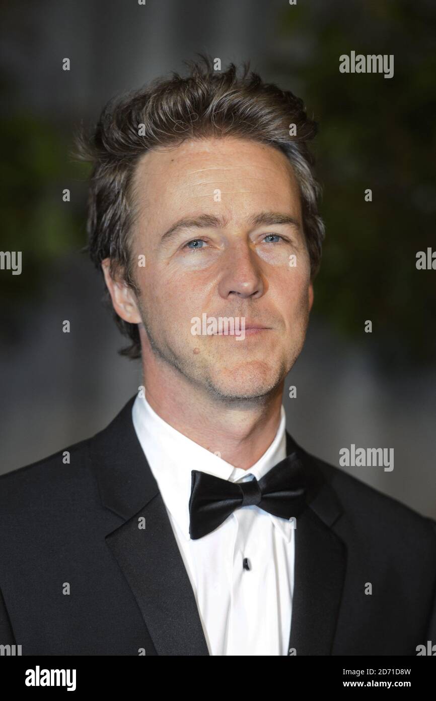 Edward Norton attending the after show party for the EE British Academy Film Awards at the Grosvenor House Hotel in central London. Stock Photo