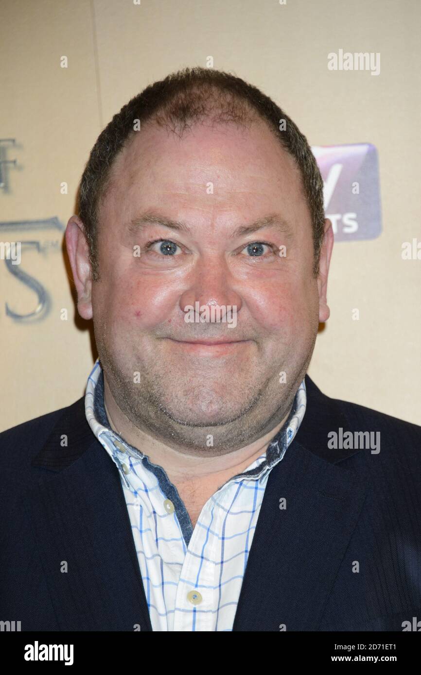 Mark Addy attending the Game of Thrones Season 5 world premiere held at the Tower of London, England. Stock Photo