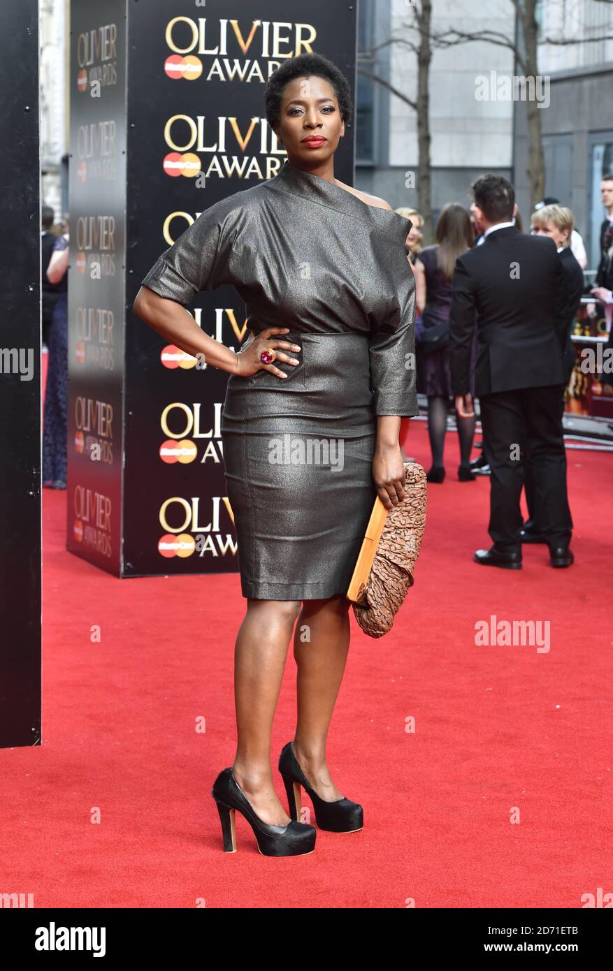 Tanya Moodie attending The Olivier Awards 2015, sponsored by MasterCard