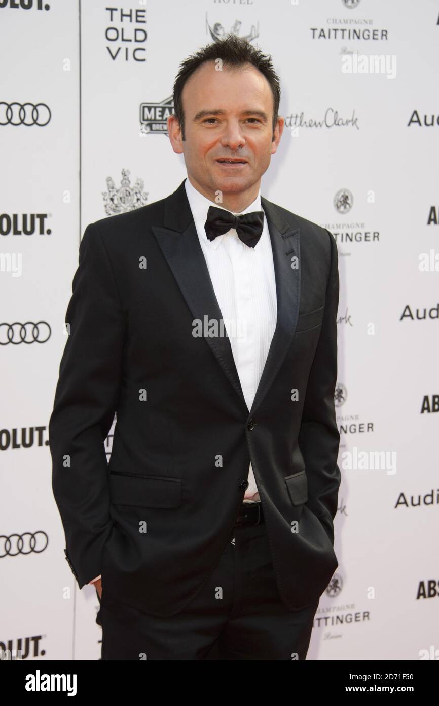 Old Vic Artistic Director Designate Matthew Warchus attending a Gala Celebration in honour of Kevin Spacey at the Old Vic in central London to recognise his 11 years as Artistic Director at the theatre. Stock Photo
