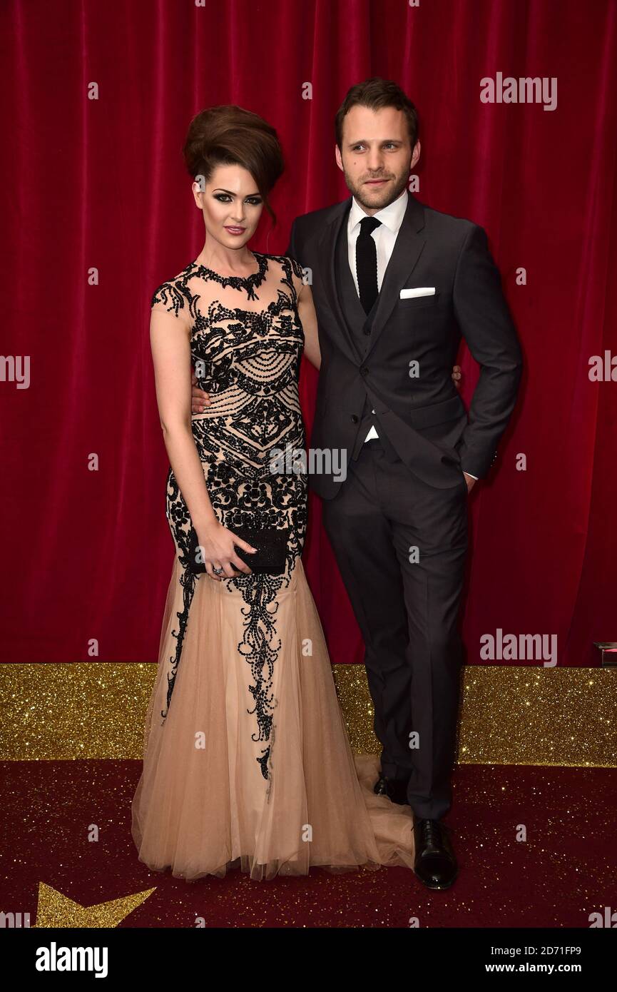Anna passey attending british soap awards palace hotel hi-res stock