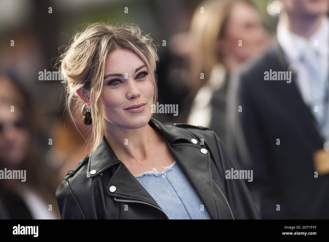 George Clooney arrives for the premiere of Tomorrowland: A World Beyond, at the Odeon Leicester Square, London. Stock Photo