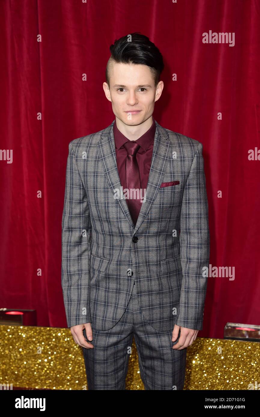 James Fletcher attending the British Soap Awards at the Palace Hotel