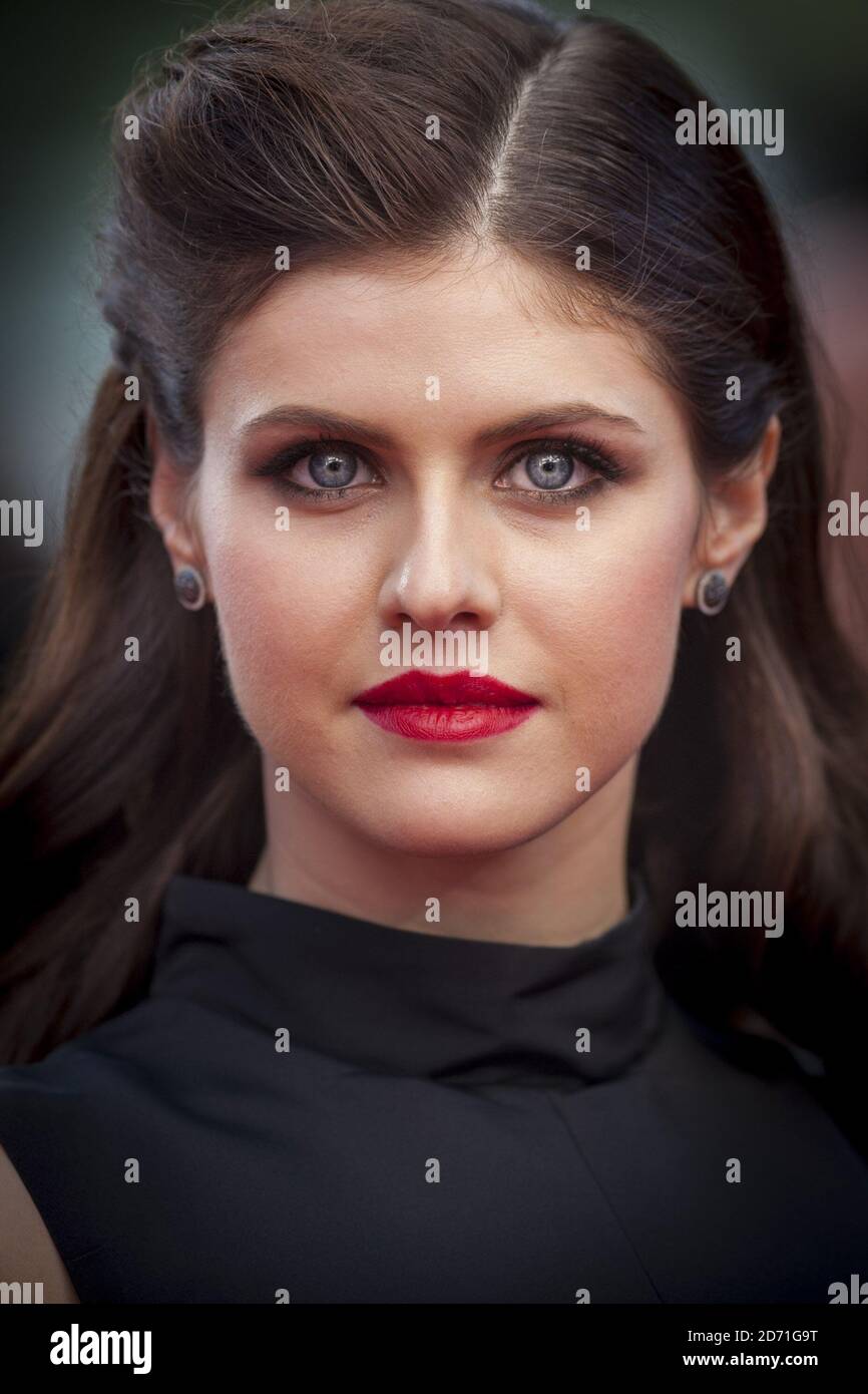 Alexandra Daddario attending the San Andreas UK film premiere held at The  Odeon cinema Leicester Square, London Stock Photo - Alamy