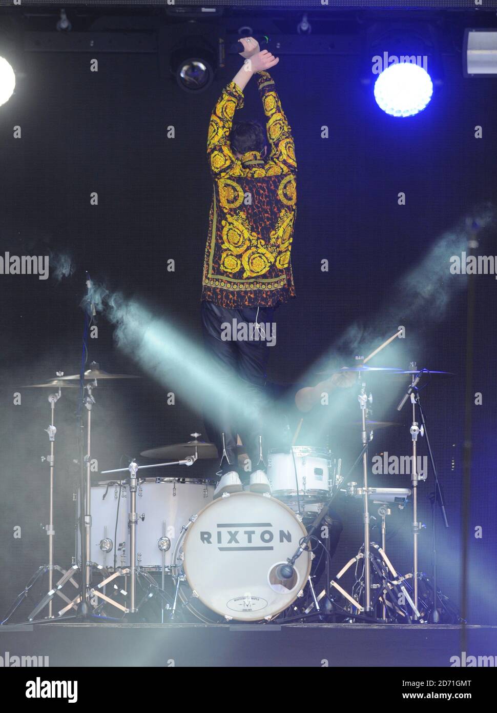 EXCLUSIVE Jake Roche of Rixton performs on stage during Capital FM's ...