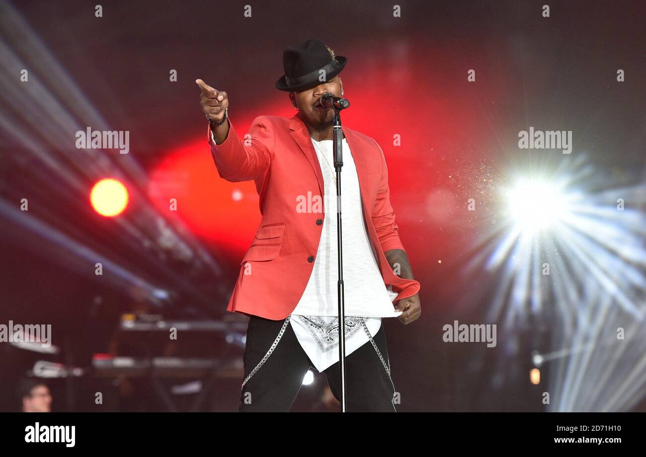 Ne Yo Performance EXCLUSIVE Ne-Yo performs on stage during Capital FM's Summertime Ball ...