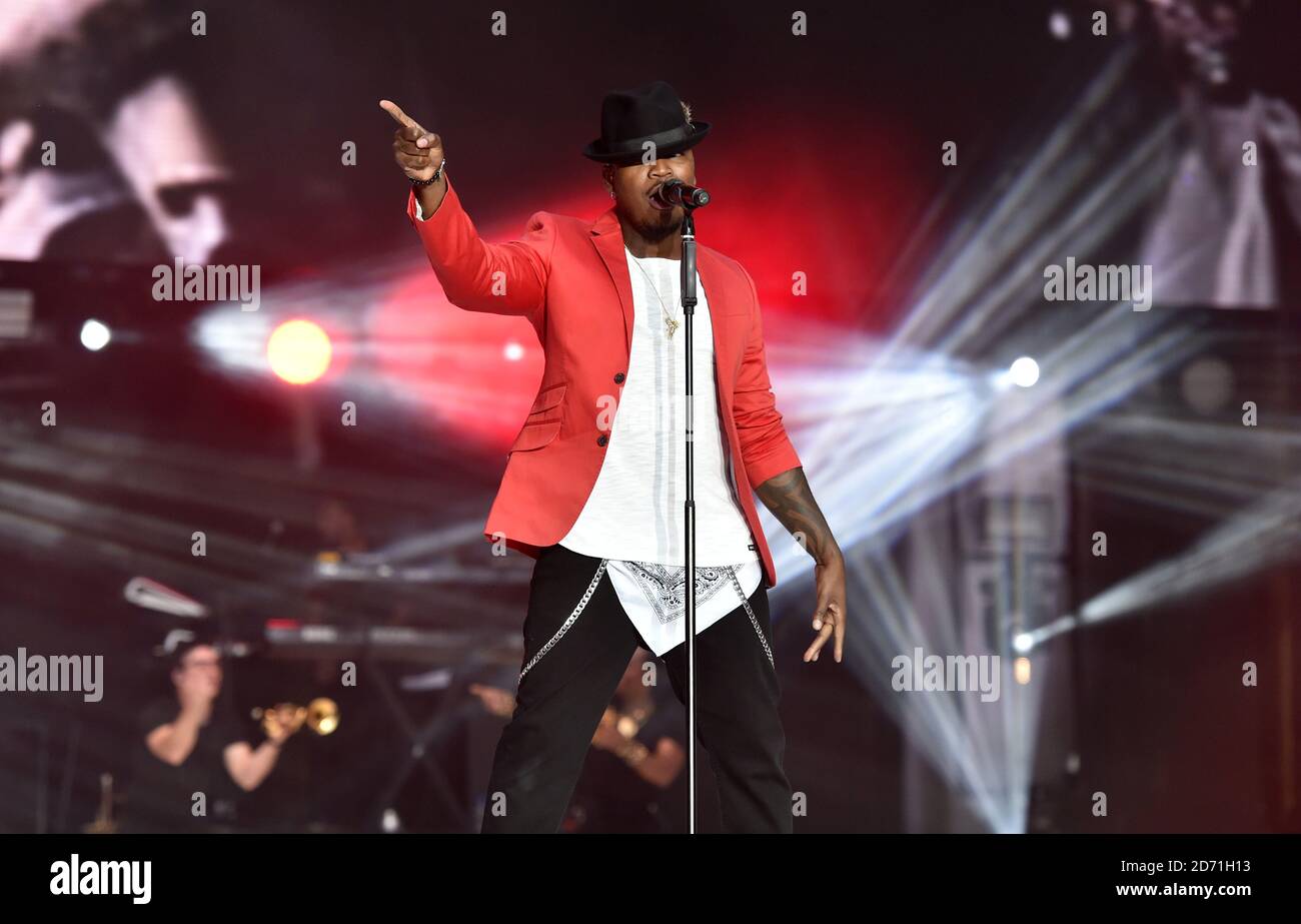 Ne Yo Performance EXCLUSIVE Ne-Yo performs on stage during Capital FM's Summertime Ball ...