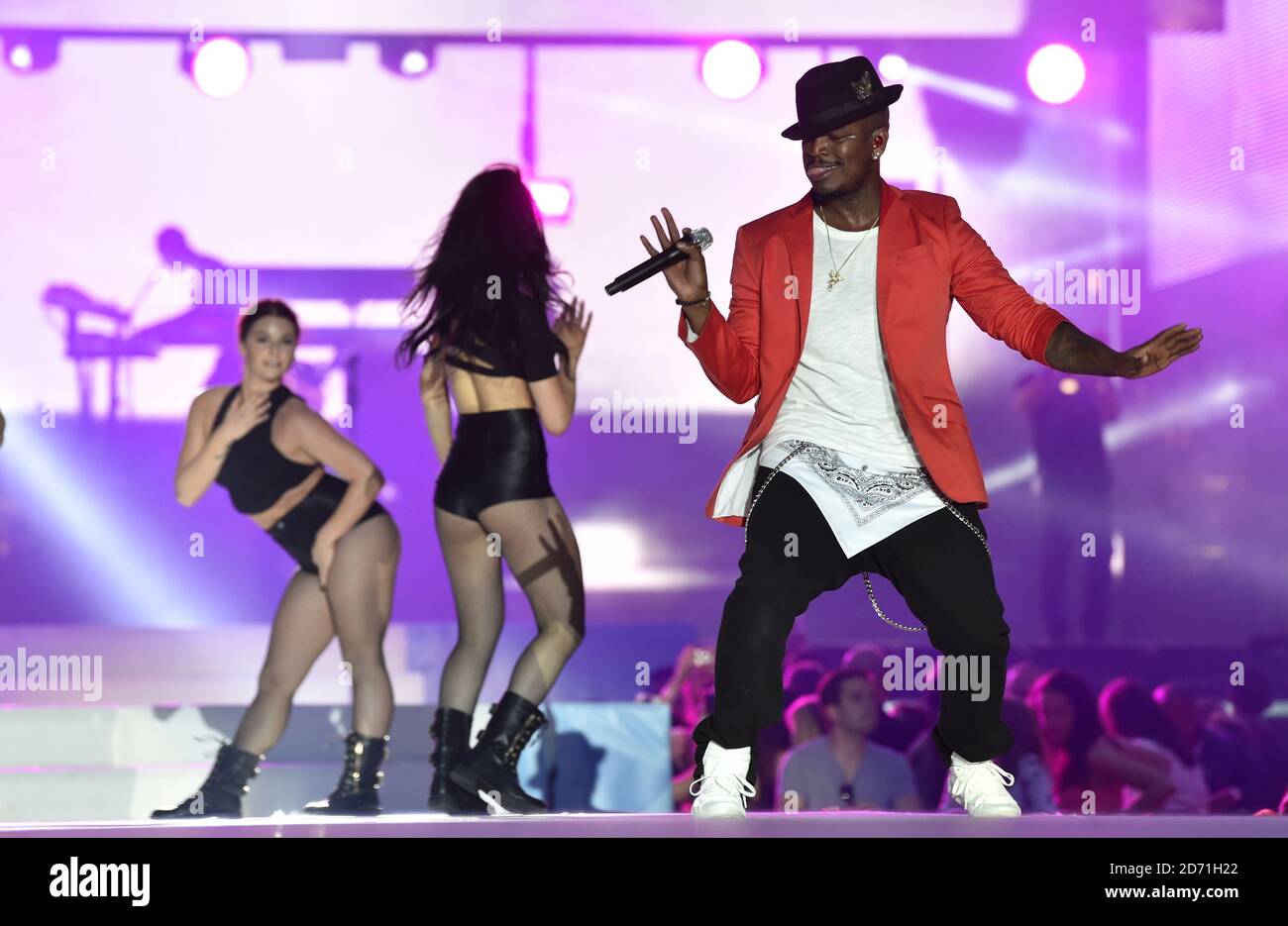 Ne Yo Performance EXCLUSIVE Ne-Yo performs on stage during Capital FM's Summertime Ball ...