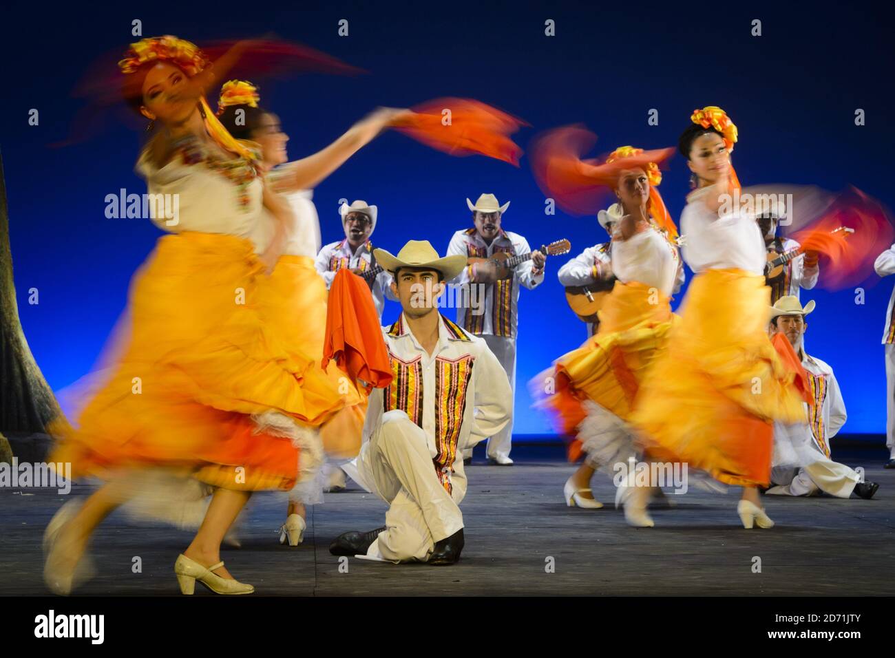 Dancers from the Ballet Folklorico De Mexico De Amalia Hernandez ...