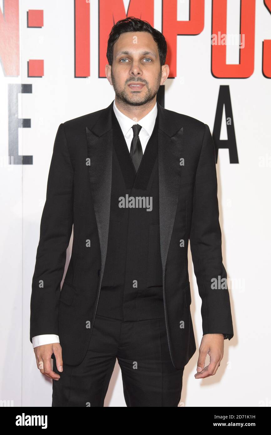 Dynamo attending the Mission Impossible Rogue Nation Premiere, at the BFI Imax cinema in Waterloo, London Stock Photo