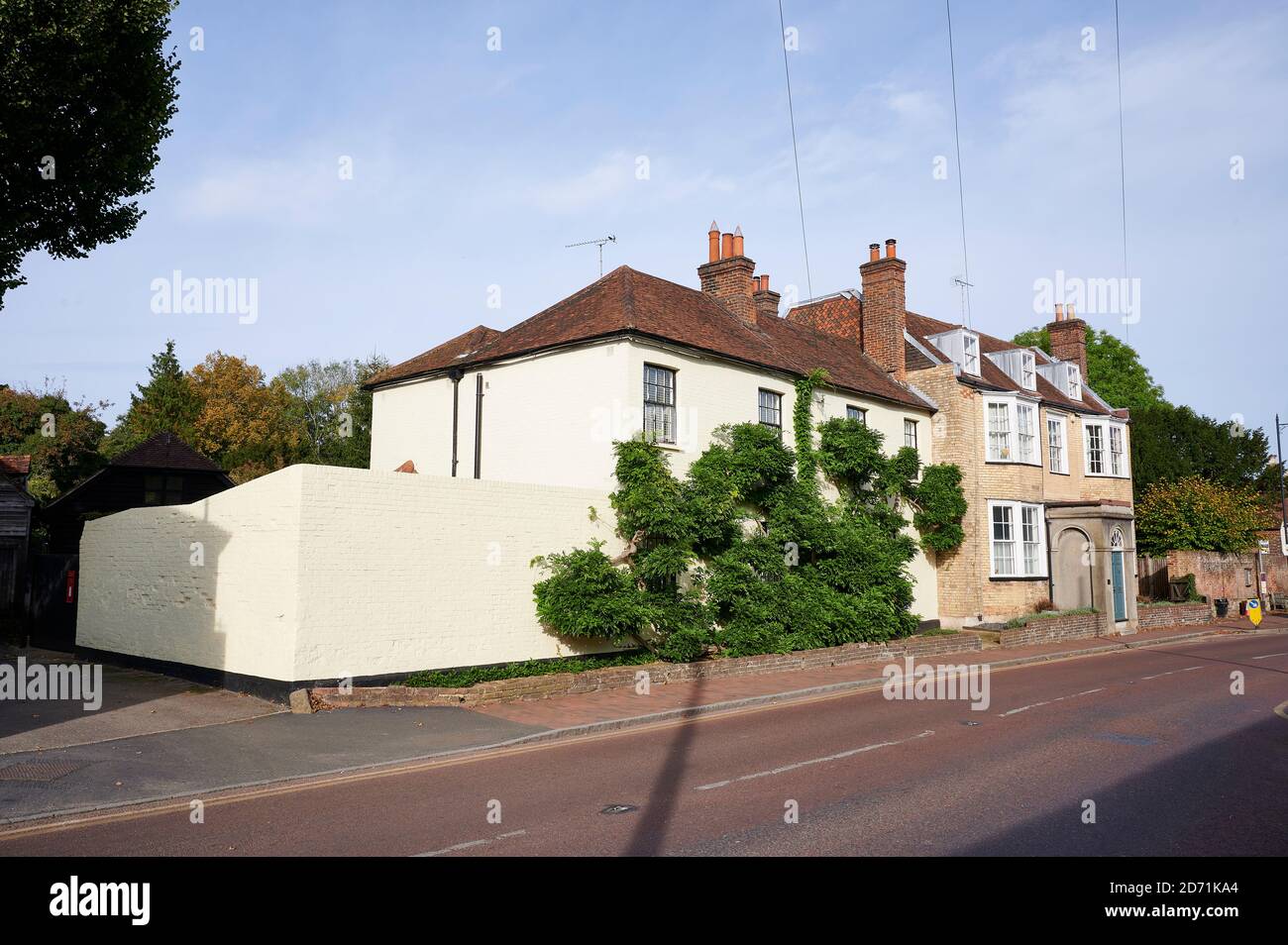 Brasted House, High Street, Brasted, Kent, UK, Autumn 2020 Stock Photo