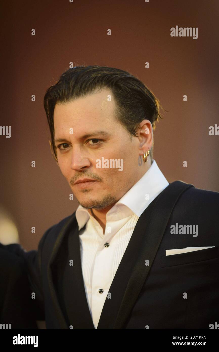 Johnny Depp attending the Black Mass Premiere, at the 72nd Venice Film ...